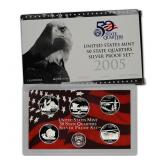 2005 United States Quarters Silver Proof Set - 5 p