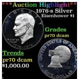 ***Auction Highlight*** 1976-s Silver Proof Eisenh