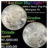 ***Major Highlight*** 1882-s Morgan Dollar Near To