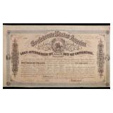 1864 Confederate States $1000 Civil War Loan Bond