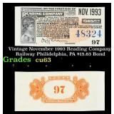 Vintage November 1993 Reading Company Railway Phil