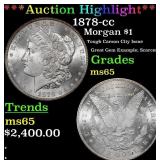 ***Major Highlight*** 1878-cc Morgan Dollar $1 ms6