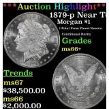 ***Major Highlight*** 1879-p Morgan Dollar Near To