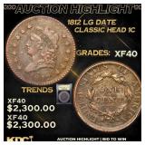 ***Auction Highlight*** 1812 Lg Date Classic Head