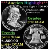 ***Major Highlight*** 1956 Type 2 Proof Franklin H