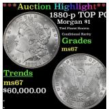 ***Major Highlight*** 1880-p Morgan Dollar TOP POP