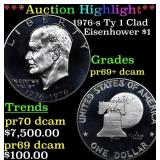 ***Auction Highlight*** 1976-s Ty 1 Clad Proof Eis