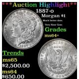 ***Major Highlight*** 1887-o Morgan Dollar $1 ms64