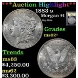 ***Major Highlight*** 1883-s Morgan Dollar $1 Sele