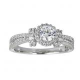 Decadence Sterling SIlver 5mm Round Cut Split Shan