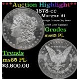 ***Major Highlight*** 1878-cc Morgan Dollar $1 ms6