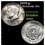 1978-p Kennedy Half Dollar 50c Grades GEM Unc