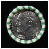 BU Shotgun Roosevelt 10c roll, 1994-p 50 pcs Bank