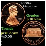 2006-s Proof Lincoln Cent 1c pr70 dcam SEGS