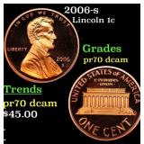 2006-s Proof Lincoln Cent 1c pr70 dcam SEGS