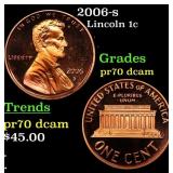 2006-s Proof Lincoln Cent 1c pr70 dcam SEGS