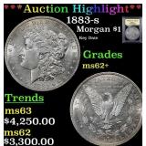 ***Major Highlight*** 1883-s Morgan Dollar $1 Sele