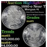 ***Major Highlight*** 1880-o Morgan Dollar Near To
