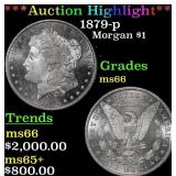 ***Major Highlight*** 1879-p Morgan Dollar $1 ms66