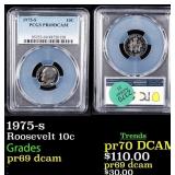 1975-s Proof Roosevelt Dime 10c pr69 dcam PCGS