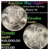 ***Major Highlight*** 1922-p Peace Dollar Near Top