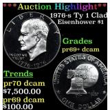 ***Auction Highlight*** 1976-s Ty 1 Clad Proof Eis