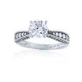 Decadence Sterling SIlver 7mm Round Cut Rev Tapere