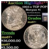 ***Major Highlight*** 1903-o Morgan Dollar TOP POP