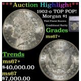 ***Major Highlight*** 1902-o Morgan Dollar TOP POP