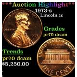 1973-s Proof Lincoln Cent 1c pr70 dcam SEGS
