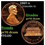 1997-s Proof Lincoln Cent 1c pr70 dcam SEGS