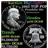 ***Major Highlight*** 1963 Proof Franklin Half Dol