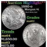 ***Major Highlight*** 1880-o Morgan Dollar $1 ms63