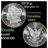 1879-p Morgan Dollar $1 Grades GEM Unc
