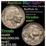 ***Major Highlight*** 1913-p TY I Buffalo Nickel N