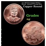 1oz .999 Fine Copper Bullion Round - Donald J Trum