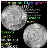 ***Major Highlight*** 1879-o Morgan Dollar $1 ms65