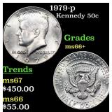 1979-p Kennedy Half Dollar 50c Grades GEM++ Unc