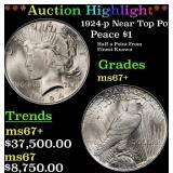 ***Major Highlight*** 1924-p Peace Dollar Near Top