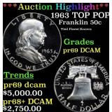 ***Major Highlight*** 1963 Proof Franklin Half Dol