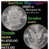 ***Major Highlight*** 1880-o Morgan Dollar $1 ms63