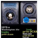 1978-s Proof Washington Quarter 25c pr69 dcam PCGS