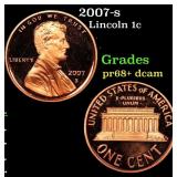 2007-s Proof Lincoln Cent 1c Grades GEM++ Proof De