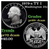 1979-s TY I Proof Washington Quarter 25c Grades GE