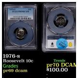 1976-s Proof Roosevelt Dime 10c pr69 dcam PCGS