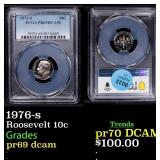 1976-s Proof Roosevelt Dime 10c pr69 dcam PCGS