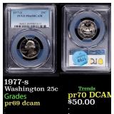1977-s Proof Washington Quarter 25c pr69 dcam PCGS