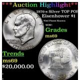 ***Auction Highlight*** 1976-s Silver Eisenhower D