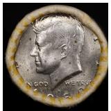 BU Shotgun Kennedy 50c Roll, 1980-d 20 pcs Bank Wr