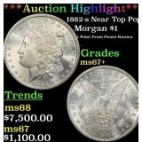 ***Major Highlight*** 1882-s Morgan Dollar Near To